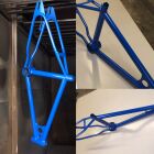 Bike frames powder coated in a wide variety of colours